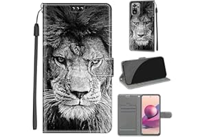 TOMYOU Cover Custodia per Xiaomi Redmi Note 10 4G / Note 10S Custodia in Pelle PU Premium,[Slot per Schede] Anti-Slip Flip Pieghevole Case per Xiaomi Redmi Note 10 4G / Note 10S (6.43")