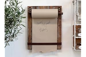 Chic Antique Papierrollen Halter Notizzettelhalter Memoboard mit Papier Rolle