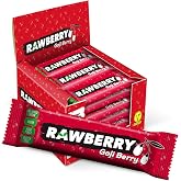 Rawberry Goji Berry Şeker Ilavesiz Vegan Gl&uuml;tensiz Kuruyemiş Bar (kutuda 15 Adet)