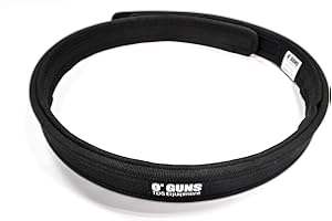 O'GUNS TDS EQUIPMENT O'GUNS - Cintura Tattica IPSC, per Tiro Dinamico Sportivo TDS Competition Belt con sottocintura e fermacintura Inclusi in Robusta Cordura