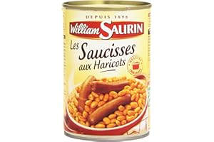 William Saurin Saucisse Haricots Blanc 420 g - Lot de 6