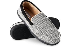 Dunlop Pantofole Uomo Ciabatte Invernali da Casa Calde Comode Antiscivolo Memory Foam