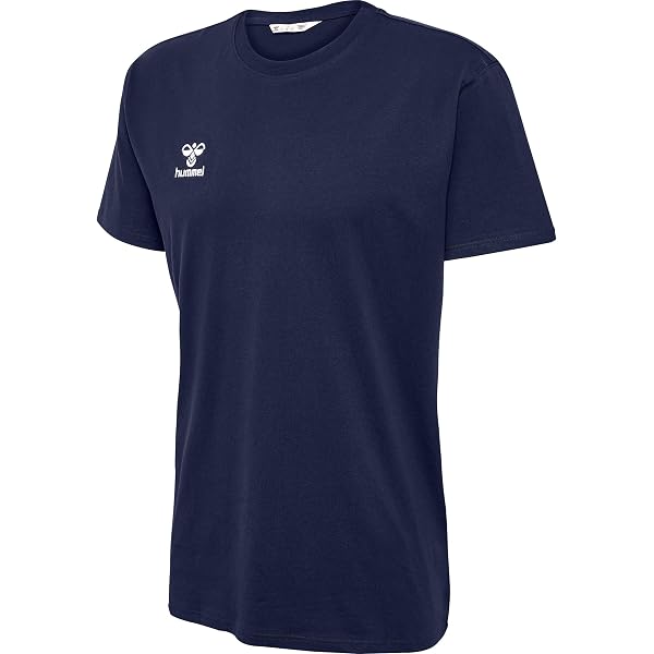 Hummel T-Shirt S/S Hmlic Für Erwachsene – 100% Baumwolle, Mit Logo In Stickerei & Druck