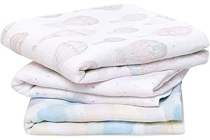 aden + anais™ musy Bio-Baumwoll-Musselin-Spucktücher Above The Clouds in 3er-Packung