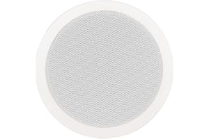 Adastra | Flush-Mount 100V Ceiling Speaker supplied singularly with Selectable 3 to 6W Output in a Clean White Finish