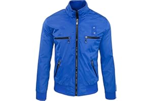 EVOGA Giacca Giubbotto Uomo Casual Primavera Estate Giubbino Felpa Moto
