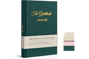 Spardar Gratitude Journal, Undated Mindfulness Journal for More Happy, Motivation, and Happiness, Perfect for Office and College (Green)