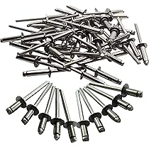 AGBERG 5 X 20 Mm (10 Pezzi) Rivetti Ciechi Con Testa Piatta - Foto 3