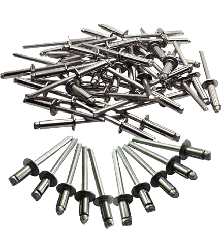 Rivetti Ciechi In Acciaio Inox 304 - 5x10mm, 100 Pezzi, Per Fai Da Te E Professionisti - Foto 6