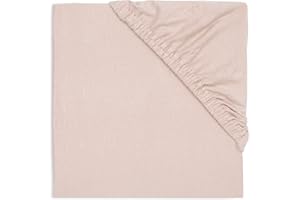 Jollein Drap-Housse en Jersey - pour Berceau - Rose Sauvage - 40/50 x 80/90 cm - 100% Coton - Vieux Rose
