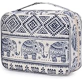 Narwey Travel Hanging Toiletry Bags for Women, Wash Bag for Toiletries | Portable Washbag with Multiple Compartments, Makeup