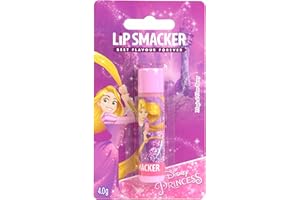 Lip Smacker - Disney Princess Collection - Lip Balm for Kids - Lip Smacker Disney Rapunzel Single Balm - Magical Glow Berry Flavour