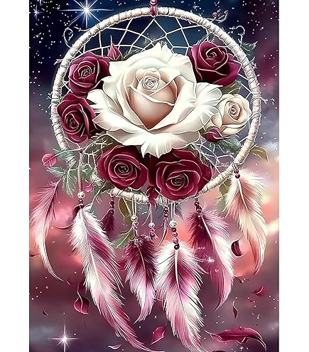 AIRDEA Gare Diamond Painting Adulte, 5D DIY Horloge Peinture Diamant