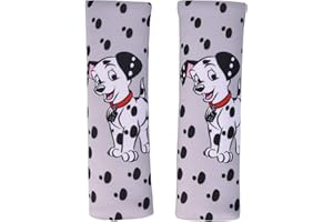 Fontee Pack of 2 Seat Belt Pads, Children's Car Safety Seat Belt Shoulder Pads, Shoulder Cushion, Car Seats, Belt Pads for Children and Adults, Dalmatian Dog