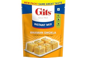 Gits Khaman Dhokla Instant Mix, Gujarati Snack, Pure Veg, 500g