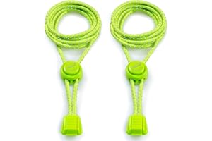 SCHNÜRRLIE Schnürsenkel - elastische Schnürbänder ohne Schuhe Binden - Laces rund flach mit Schnellverschluss für Kinder Erwachsene - 100 cm