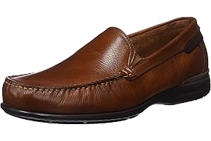 Fluchos - Mocasín de Hombre - Modelo Orion - Mocasín de Piel - Cierre con Elásticos - Color Negro - Distintos Colores y Tallas