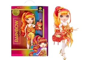 RAINBOW HIGH Rainbow Junior High Special Edition - LAUREL DE-VIOUS - 9"/22.86cm Red and Orange Posable Fashion Doll with Accessories and Open/Close Soft Backpack - Great Toy Gift for Kids Ages 4-12