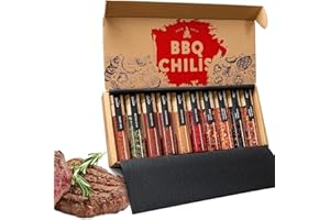 ‎TIMBER TASTE TIMBER TASTE® Chili & Grillgewürze Geschenkset Männer [10er Kombi-Set] | 5 Grillgewürze + 5 Scharfe Chili Gewürze bis zu 1.200.000 Scoville | BBQ Weihnachts-geschenk für Männer & Erwachsene