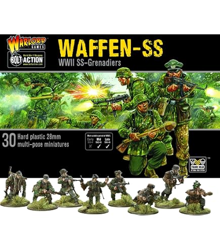 Armée Allemande Blitzkrieg Warlord Games - Set De Démarrage 28mm Pour Jeu Bolt Action