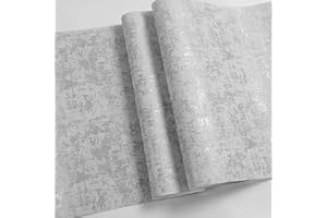 Swehooirt Betonoptik Tapete Silber Putz Beton Architekt Vliestapete Grau Vlies moderne Design Optik Tapete Struktur Premium Industrial stucco vliestapete