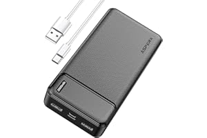 AsperX Power Bank 20000mAh PowerBank Schnellladefunktion USB C Input und Output 5V 3A Externer Handyakkus Portable Charger Kompatibel mit iPhone 15 14 13 12 Pro Samsung Huawei Switch Xiaomi
