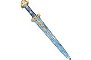 Liontouch - Espada Vikinga, Azul | Juguete de Espuma Medieval del Jefe Harald para Juego de rol Infantil con Temática Nórdica | Armas y Armaduras Seguras para Disfraces y Vestuario Infantil