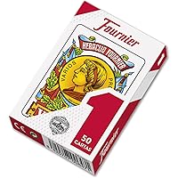 Fournier F20991 - Baraja española Nº 1, 50 cartas, surtido: colores aleatorios