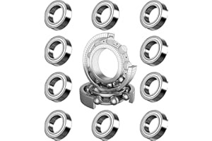 ITSOGOO 10 Piezas MR106ZZ Rodamientos de Bolas en Miniatura,6x10x3mm,Rodamientos de Ranura Profunda de Doble Blindaje, para Bricolaje, Tornos, Motores, Impresoras 3D, Electrodomésticos