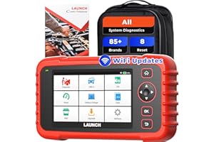 LAUNCH CRP129X PLUS OBD2 Scanner, Code Reader with All System Diagnostics, 8 Hot Services, Oil Reset/Injector Coding/Throttle/SAS/Brake/BMS/TPMS Reset, 1996-2024 Cars, Auto VIN, Lifetime Free Updates