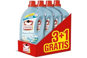 Omino Bianco Detergente líquido nature fresh 45 dosis, caja 3+1 gratis, 7200 ml