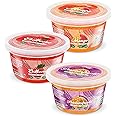 Inspire Food Popping Boba Variety Pack - Strawberry, Mango, Passionfruit (3 x 450 gm) - No Artificial Colors - Lower Sugar, Real Fruit Juice - 100% Vegan & Glutenfree