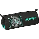 MINECRAFT SCREEN - Pencil Case with Zip and Compartment, Children's Pencil Case, Child, Ideal for School Age Children, Comfor
