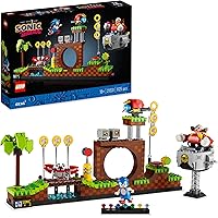 LEGO 21331 Ideas Sonic the Hedgehog – Green Hill Zone, Niveau du Jeu Vidéo, Kit de Construction, Idée Cadeau