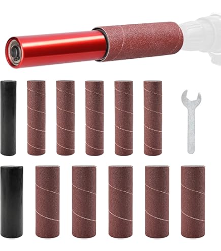 4er Set Schmirgeltrommeln Für Bohrmaschinen - Profi Schleifzylinder