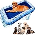 Schwimmer Dog Pool Float for Large Dogs -Premium and Thick Dog Raft - Ideal Dog Floaties for Pool, Lakes & Rivers - Enjoy Summertime with Our Dog Tube -Perfect Dog Floats -Supports up to 220lbs -Blue
