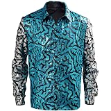 Mens Tiger King Shirt Joe Exotic Shiny 