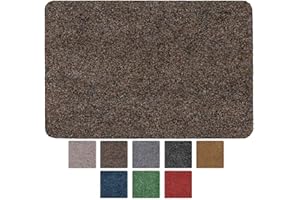 ANRO Wycieraczka zatrzymująca brud, mata na drzwi, antypoślizgowa, ścierka do stóp, zmywalna, wytrzymała, do wejścia, drzwi wejściowych, przedpokoju, wewnątrz i na zewnątrz, Poet, kuchnia, 60 x 40 cm