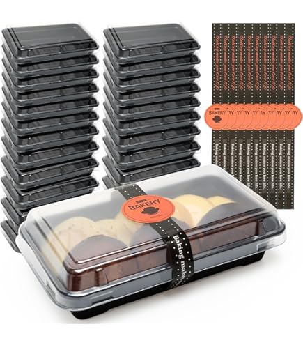 ZOENHOU 100 Stuks Taartdozen, 17,9 Cm Individuele Taartdozen Voor Taartporties Enkele Vierkante Cupcakedoos Met Deksels Dessertcake Doorzichtige Plastic Voedselcontainer Salade Sandwich Kaas 663735894