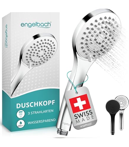 Hoga Brause Für Spültischarmatur – 2 Strahlarten, Verstellbar & Mit Antikalk-Noppen – Anschluss 1/2" In Chrom