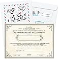 KAÏDENSÏ Idea Regalo Nonno Originale - Idea Regali Natalizi Festa dei Nonni - Pergamena da Scrivere per Nonno - Idee Regali O