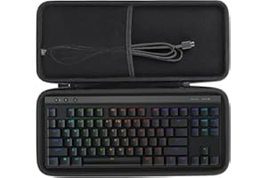 co2CREA Twarde etui do przechowywania klawiatury TKL do Logitech G915 LIGHTSPEED TKL Tenkeyless Bezprzewodowa mechaniczna klawiatura do gier, tylko etui