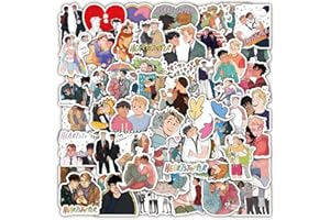 AYODPE 50 PCS Heartstopper Aufkleber,Vinyl Wasserdicht Aufkleber für DIY Laptop Gepäck Kühlschrank Skateboard Auto Motorrad Fahrrad Phone Dekor Graffiti Aufkleber,Heartstopper Stickers Set