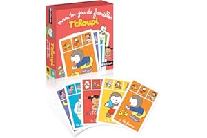 Nathan - Mon 1er Jeu de Familles T'choupi - Jeu de Cartes 7 Familles - Apprendre à Jouer Ensemble - Se Joue de 1 à 4 Joueurs - Pour Enfants à partir de 3 ans