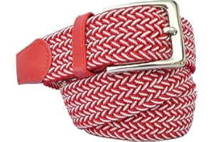 LisaModa Unisex Stretch Flechtgürtel in vielen Farben