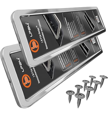 Canadian Tire Plaque D'immatriculation Support Plaque Immatriculation - 4 Pièces, Universel, Sans Cadre, Pour Voiture Support Plaque Immatriculation Remorque