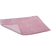 Tappeto Da Bagno In Ciniglia 70x140 Cm - Morbido, Assorbente E Antiscivolo (Rosso) - Foto 11