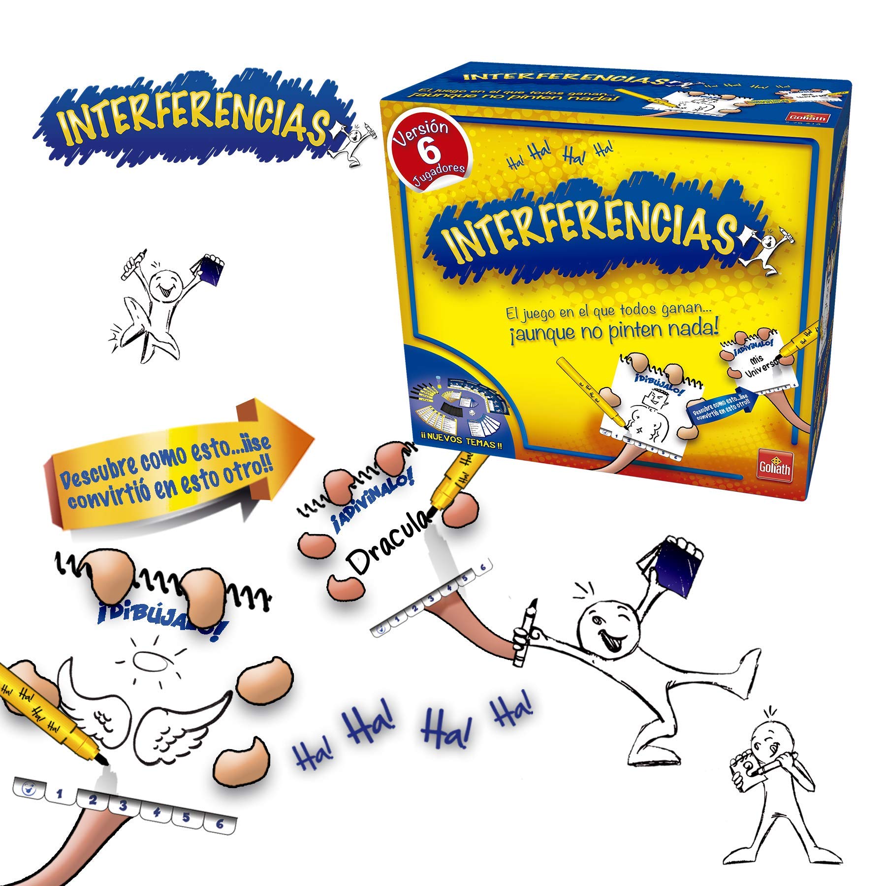 Interferencias, Juego de Mesa. 6 Jugadores - Imagen 4