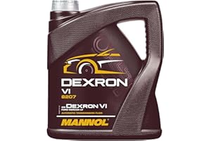 MANNOL | Aceite de Transmisión Automática Dexron VI 8207 | MN8207-4 | 4L | ATF Sintético para Cajas de Cambios, Dirección Asistida y Embragues Hidráulicos