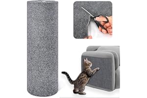 SUFANG Climbing Cat Scratcher, DIY Alfombra de Pared para Gato, Tapete rascador para Gatos Tapete Autoadhesivo para rascar Gatos, Alfombra Rascador para Gatos Proteger Alfombras y Sofás